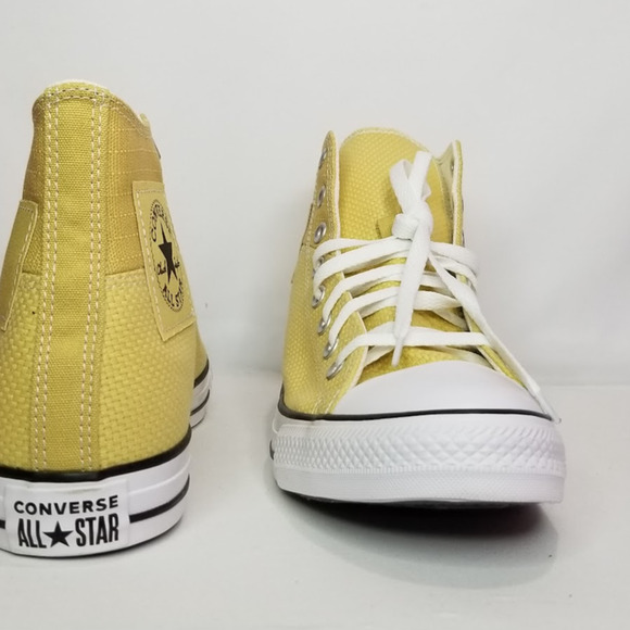 Converse Unisex  CTAS Canvas Hi Top Sneaker Men  Size 10.5 A07500F Sunflower NWB - Picture 8 of 9